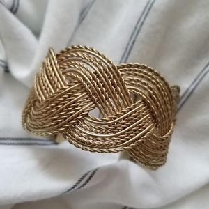 Gold-plated Cuff Bracelet